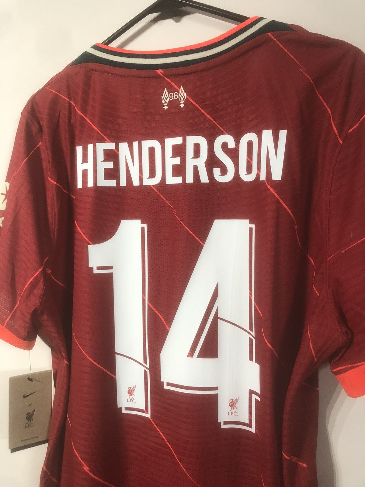 Liverpool Henderson #14 2021/22 Vaporknit XL Home BNWT DB2533-688