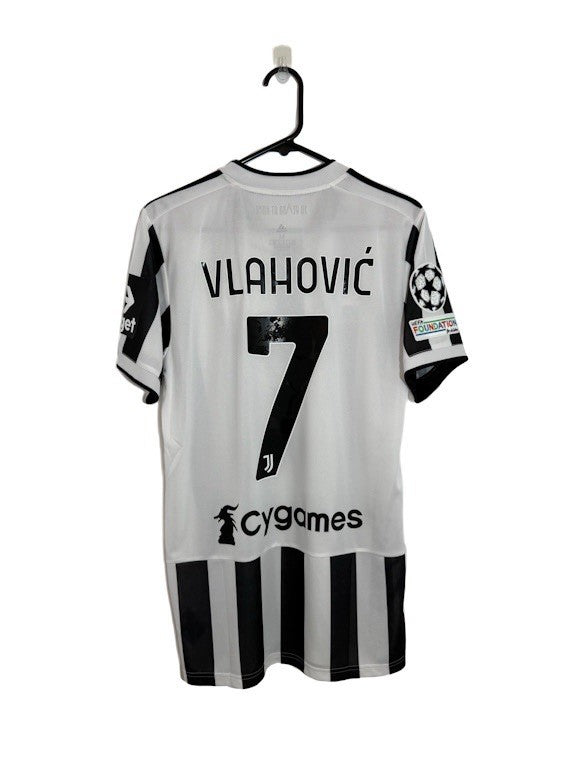Juventus Vlahovic #7 2021/22 Medium Home CL Shirt Adidas BNWT GS1442