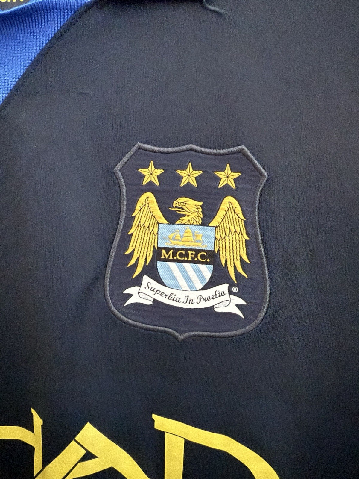 Manchester City Kompany #4 2014/15 Medium Away Very Good Condition 611051-476