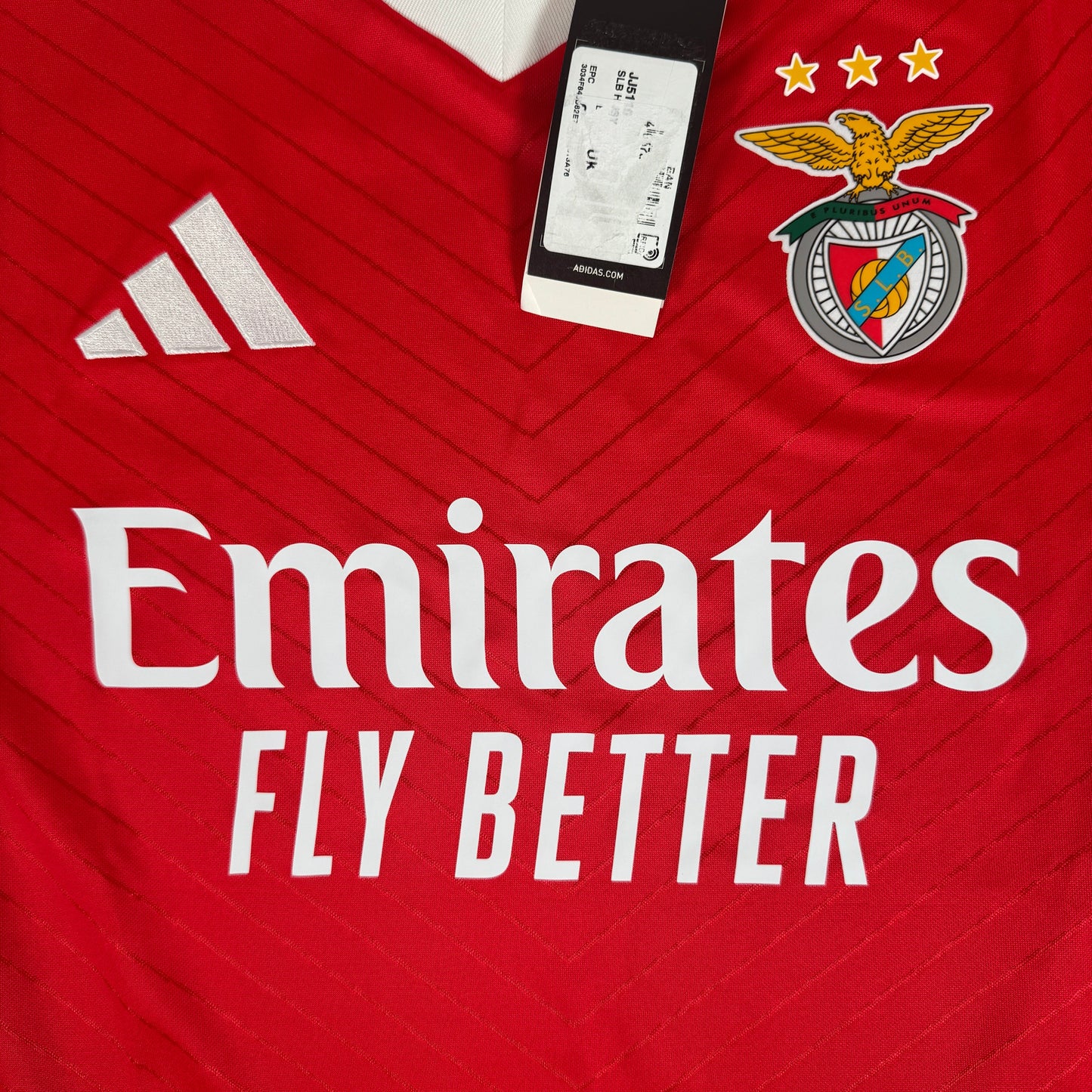 Benfica 2024/2025 Home Football Shirt Large BNWT