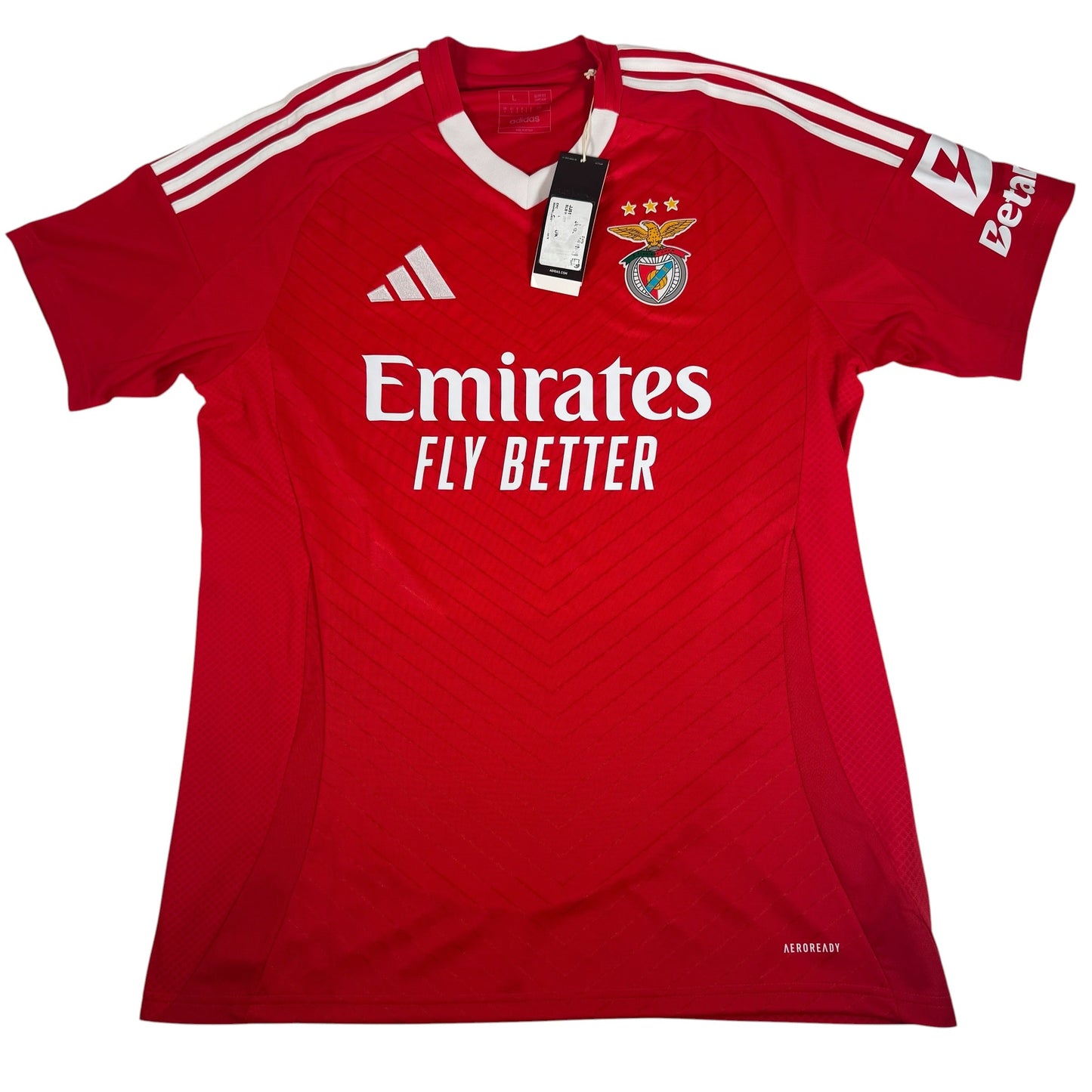 Benfica 2024/2025 Home Football Shirt Large BNWT