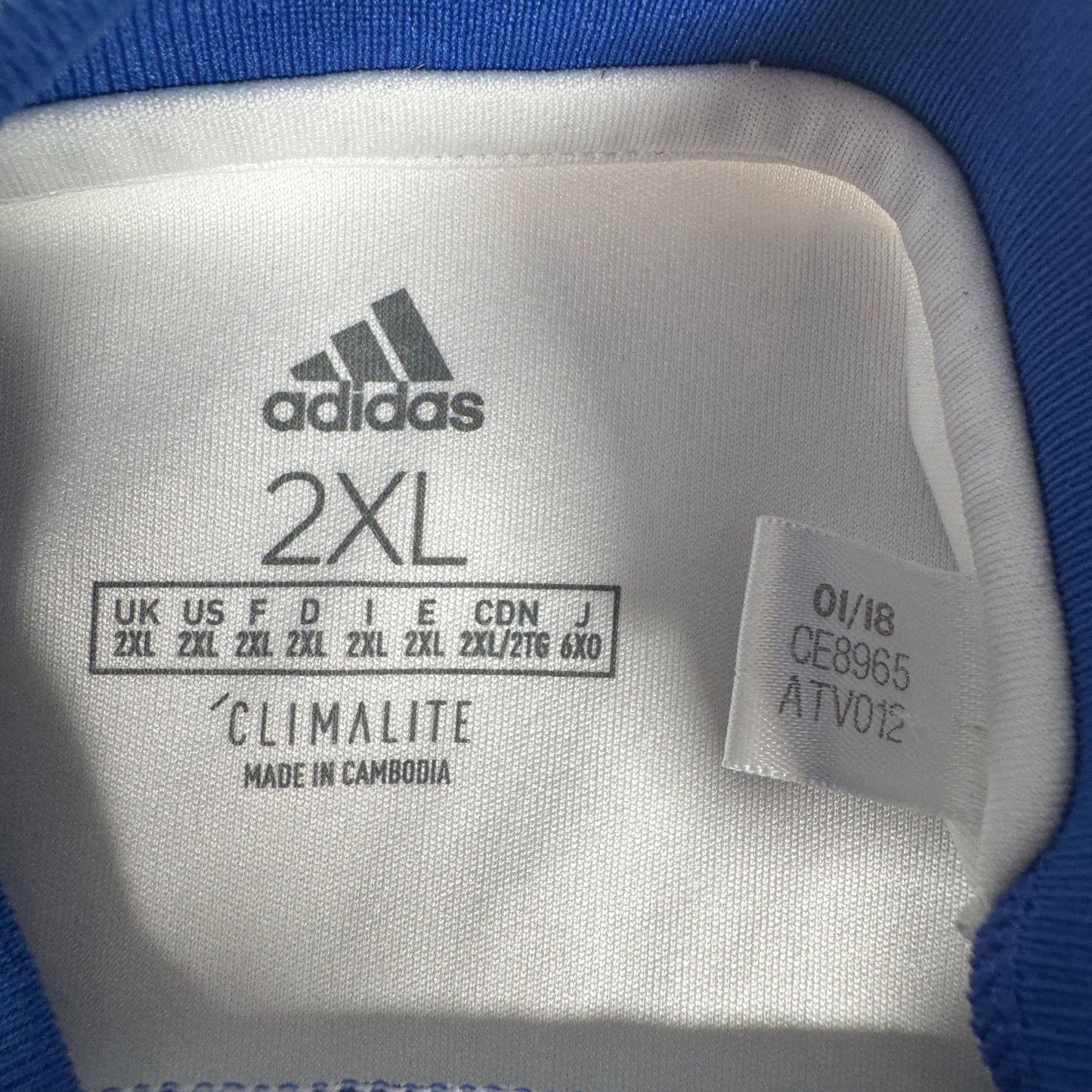 Birmingham City 2018/2019 Home Football Shirt 2XL