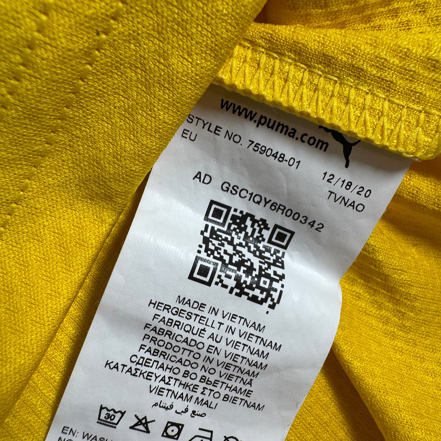 Borussia Dortmund 2021/2022 Home Football Shirt 4XL