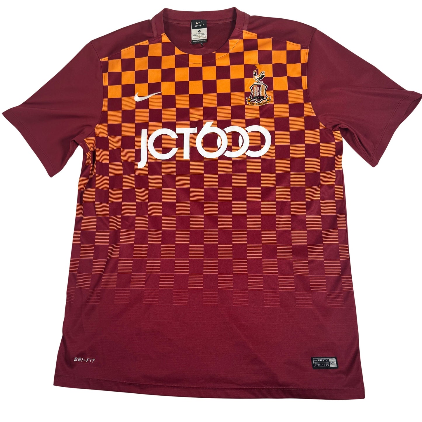 Bradford City 2015/2016 Home Football Shirt Large