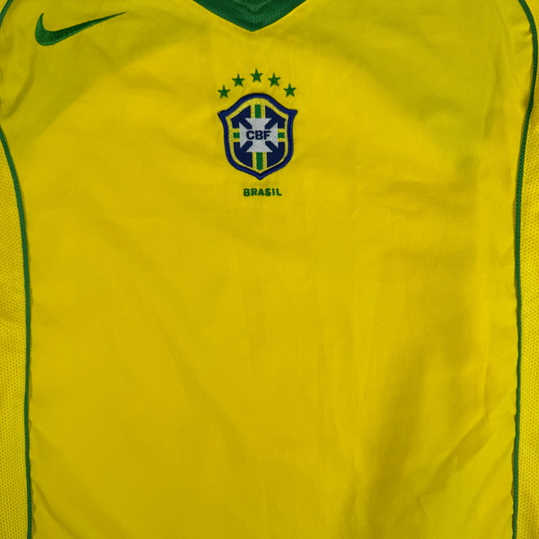 Brazil 2004/2005/2006 Home Football Shirt Small