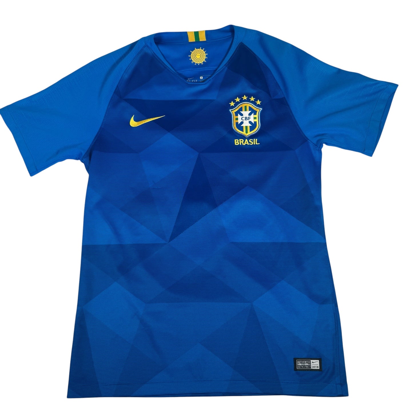 NEYMAR JR 10 Brazil 2018/2019 Away Football Shirt Small