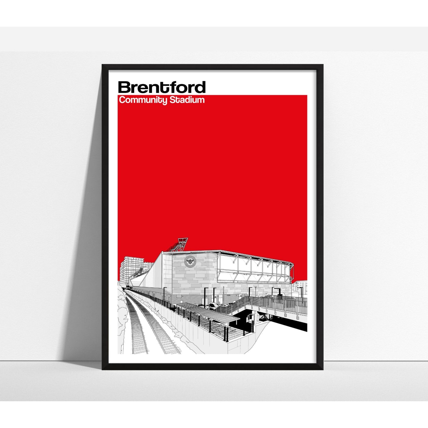 Brentford F.C. Football Artwork - Community Stadium