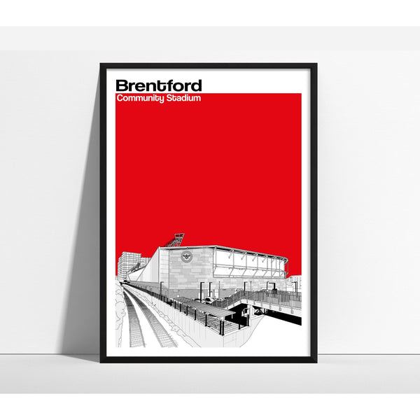 Brentford F.C. Football Artwork - Community Stadium