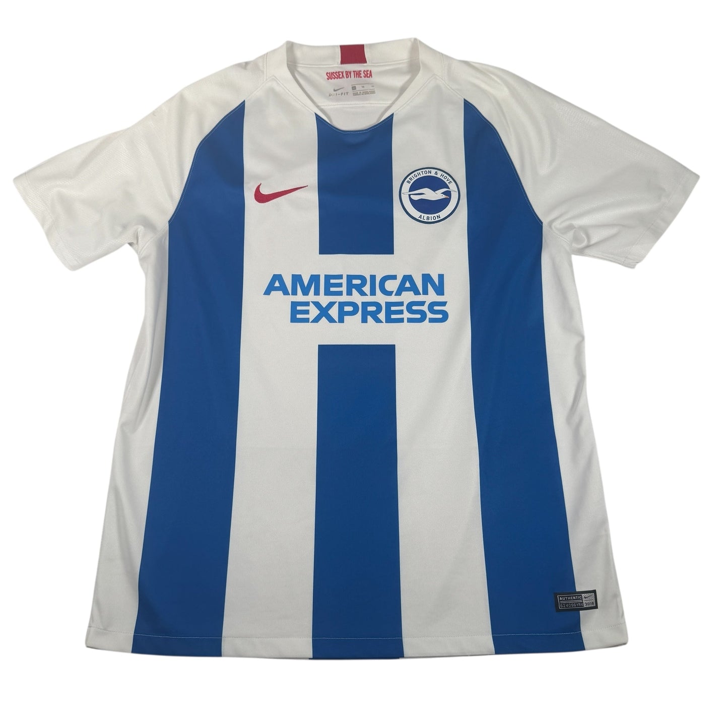 Brighton & Hove Albion 2018/2019 Home Football Shirt XL