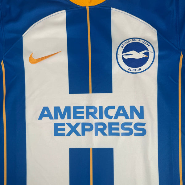 Brighton & Hove Albion 2022/2023 Home Football Shirt Large