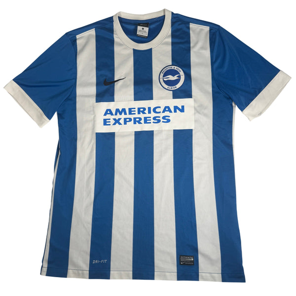 Brighton & Hove Albion 2014/2015 Home Football Shirt Large