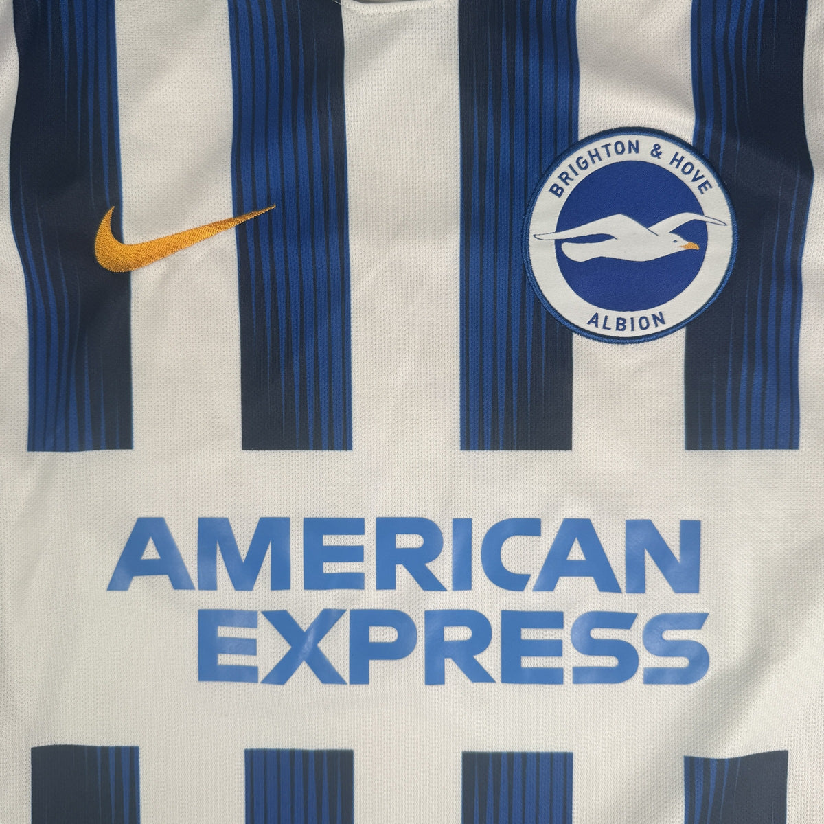 Brighton & Hove Albion 2019/2020 Home Football Shirt Large