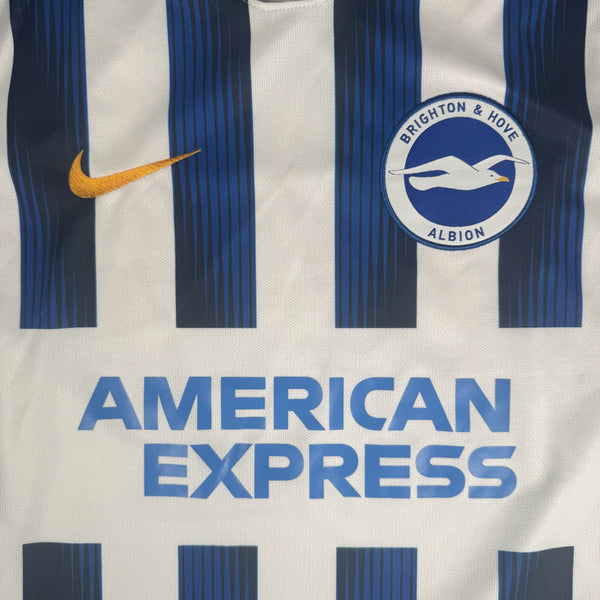 Brighton & Hove Albion 2019/2020 Home Football Shirt Large