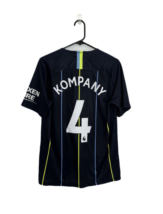 Manchester City Kompany #4 2018/19 Medium Away Excellent Condition 919002-476