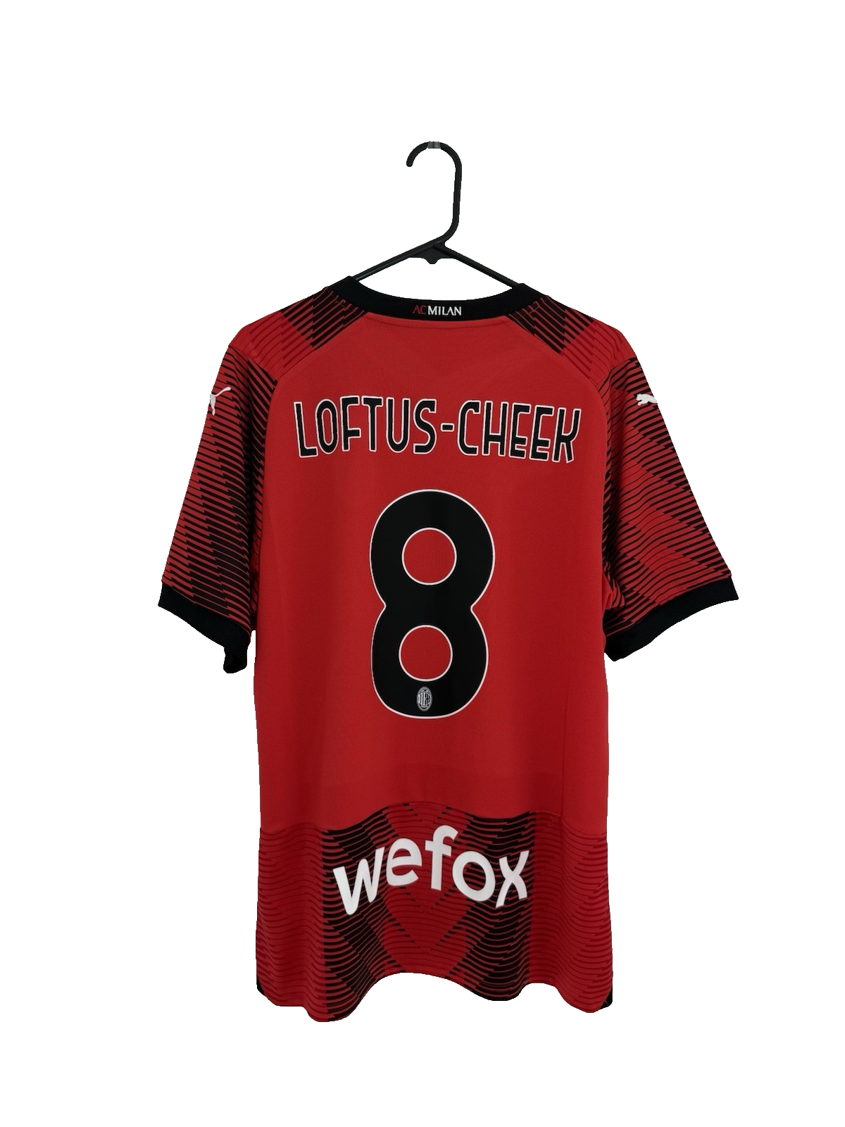AC Milan Loftus-Cheek #8 2023/24 Large Home Shirt BNWT 770383-01