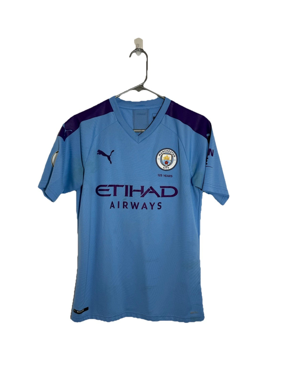 Manchester City Foden #47 2019/20 Small Home Shirt Excellent Condition 755586-01