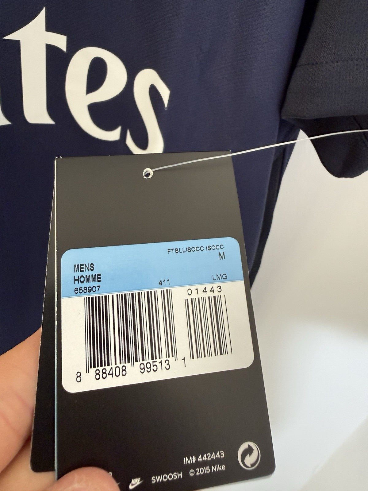 Paris St Germain 2015/16 Medium Home Shirt Excellent Condition 658907-411
