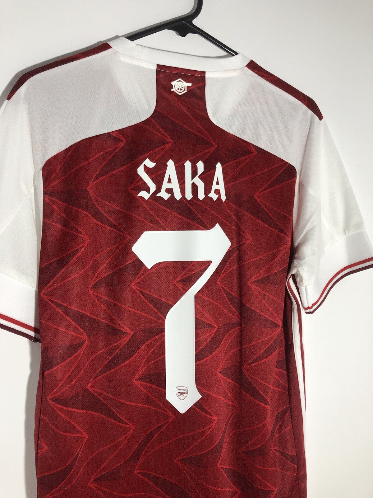Arsenal Saka #7 2020/21 Euro Medium Home Shirt BNWT EH5817