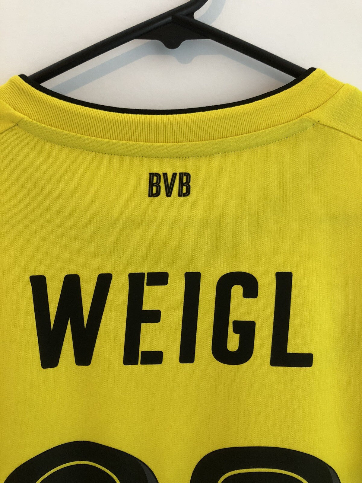 Borussia Dortmund Weigl #33 2017/18 Medium Home Shirt Excellent Condition 751670