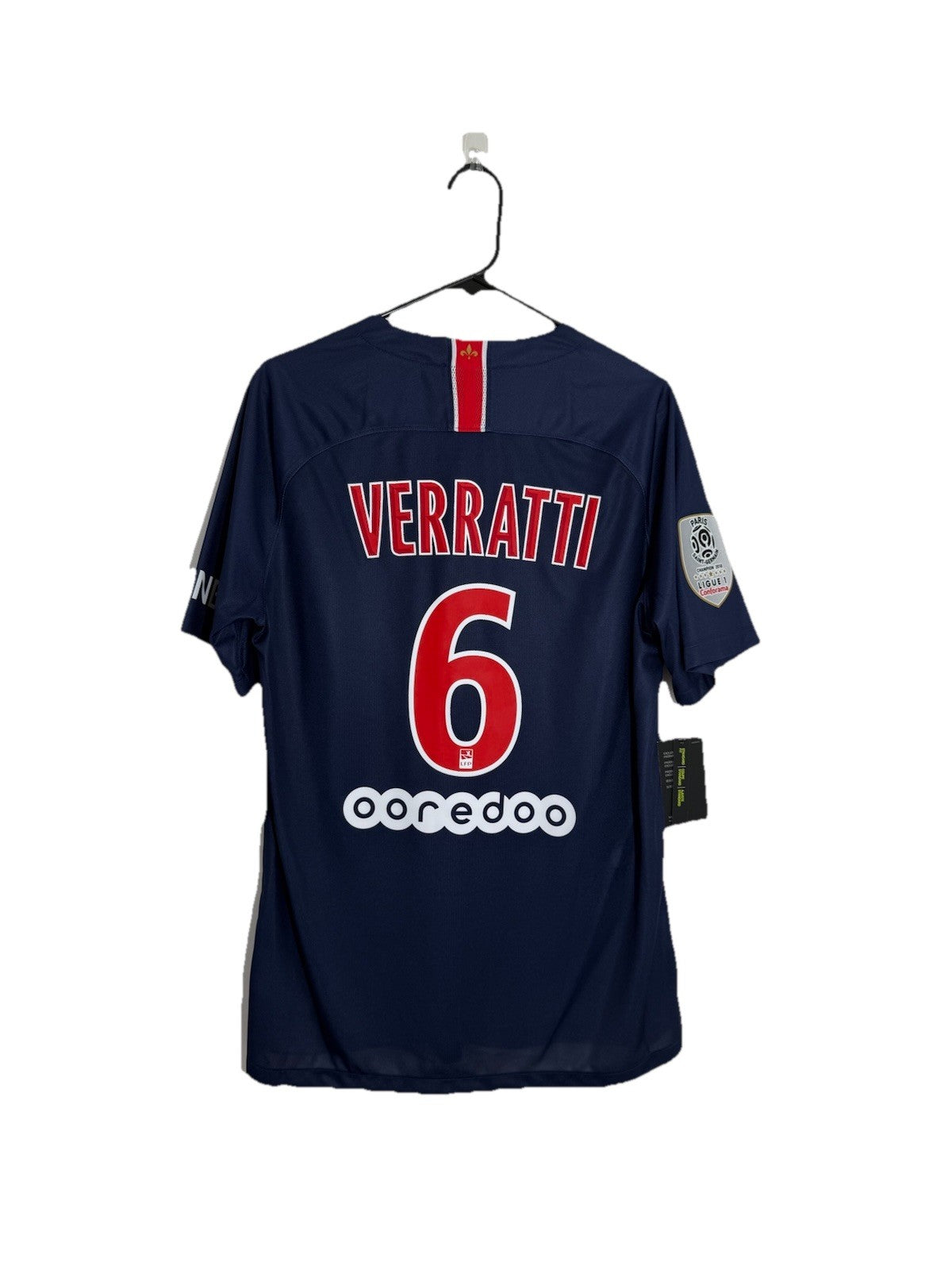 PSG Veratti #6 2018/19 Large Home Shirt Nike BNWT 894432-411