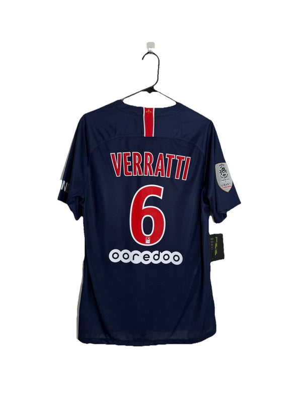 PSG Veratti #6 2018/19 Large Home Shirt Nike BNWT 894432-411