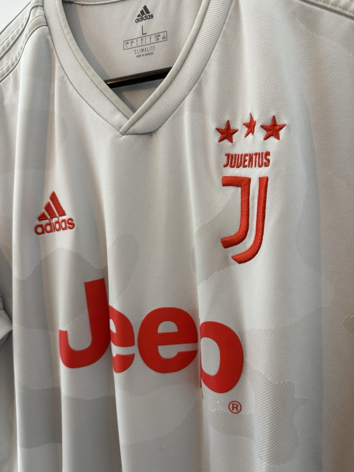 Juventus Ronaldo #7 2019/20 Large Away Shirt Adidas Excellent Condition DW5461
