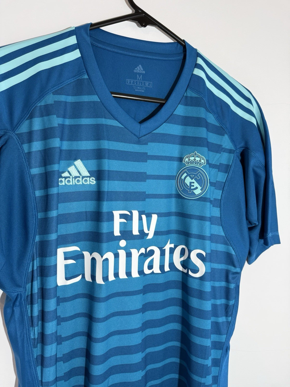 Real Madrid Courtois #25 2018/19 Medium Home GK Shirt BNWT CG0564