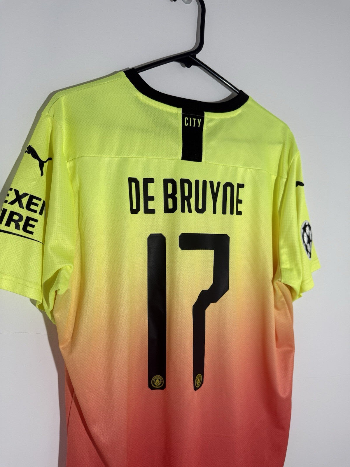 Manchester City De Bruyne #17 2019/20 Large 3rd Excellent Condition 755594-03