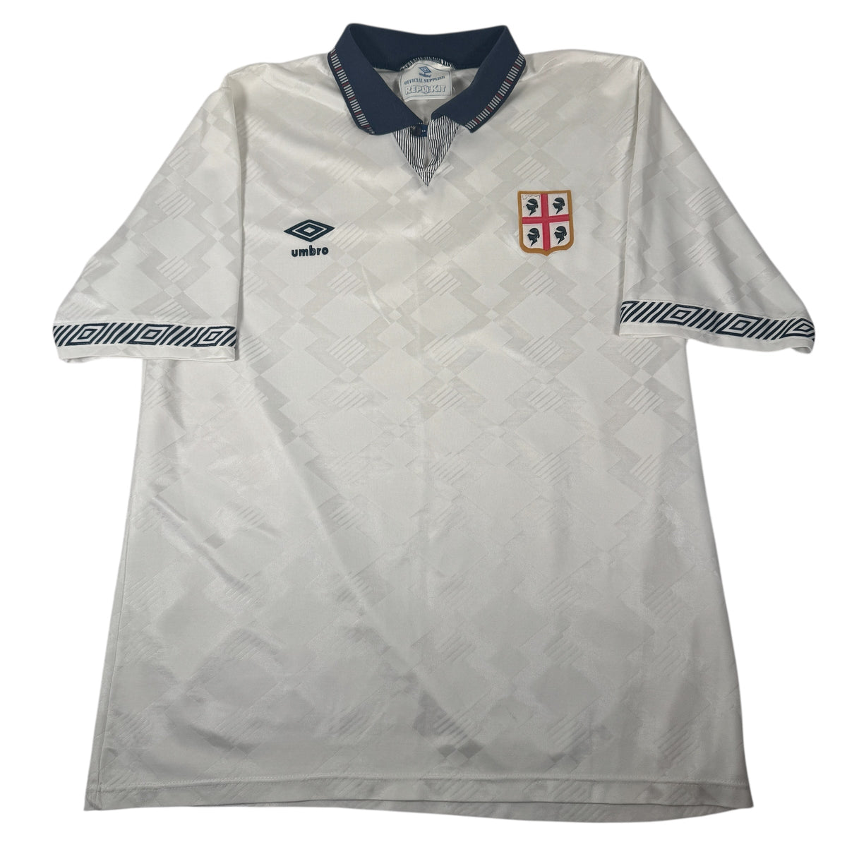Cagliari Calcio 1990/1991/1992 Away Football Shirt XL