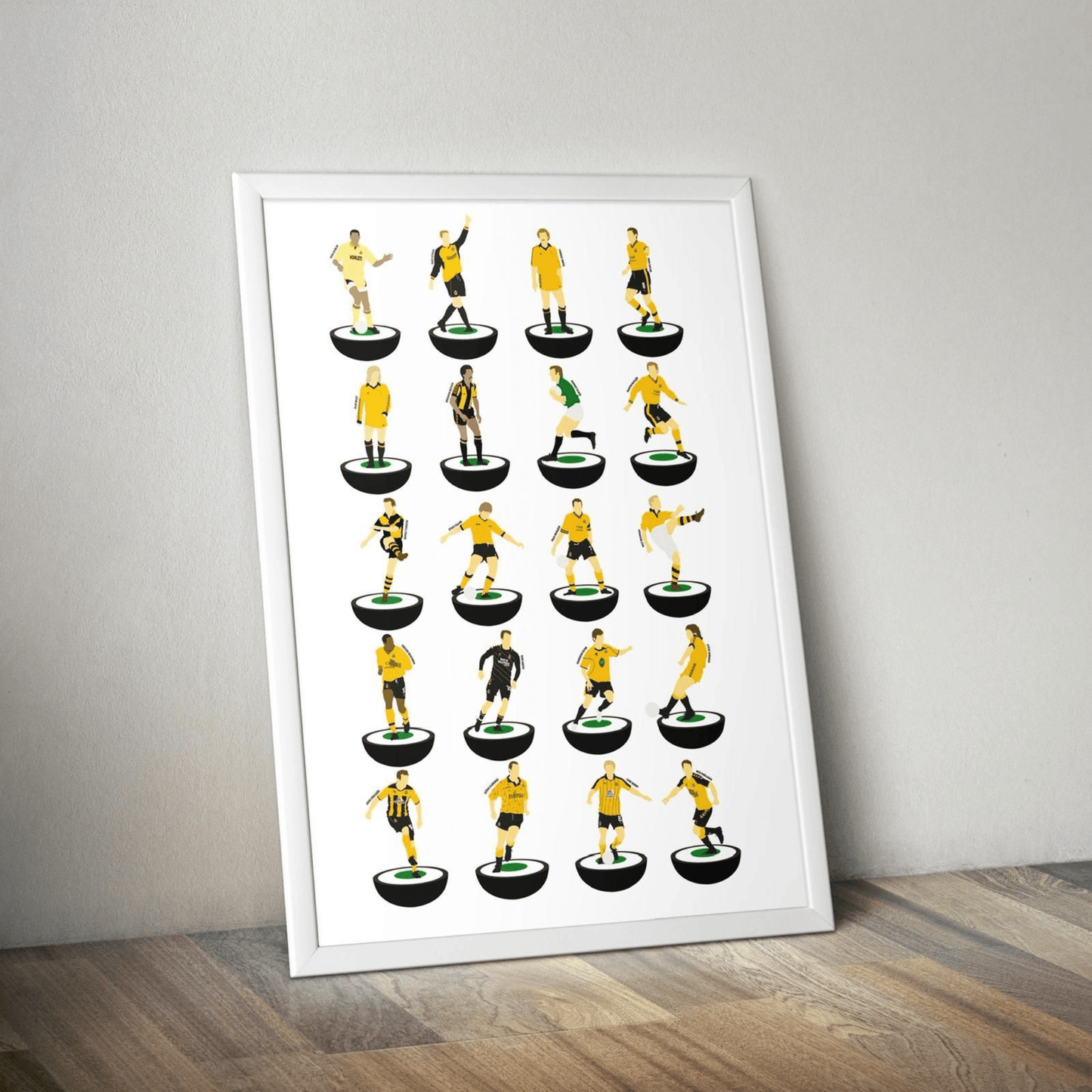 Cambridge United Legends Subbuteo Print