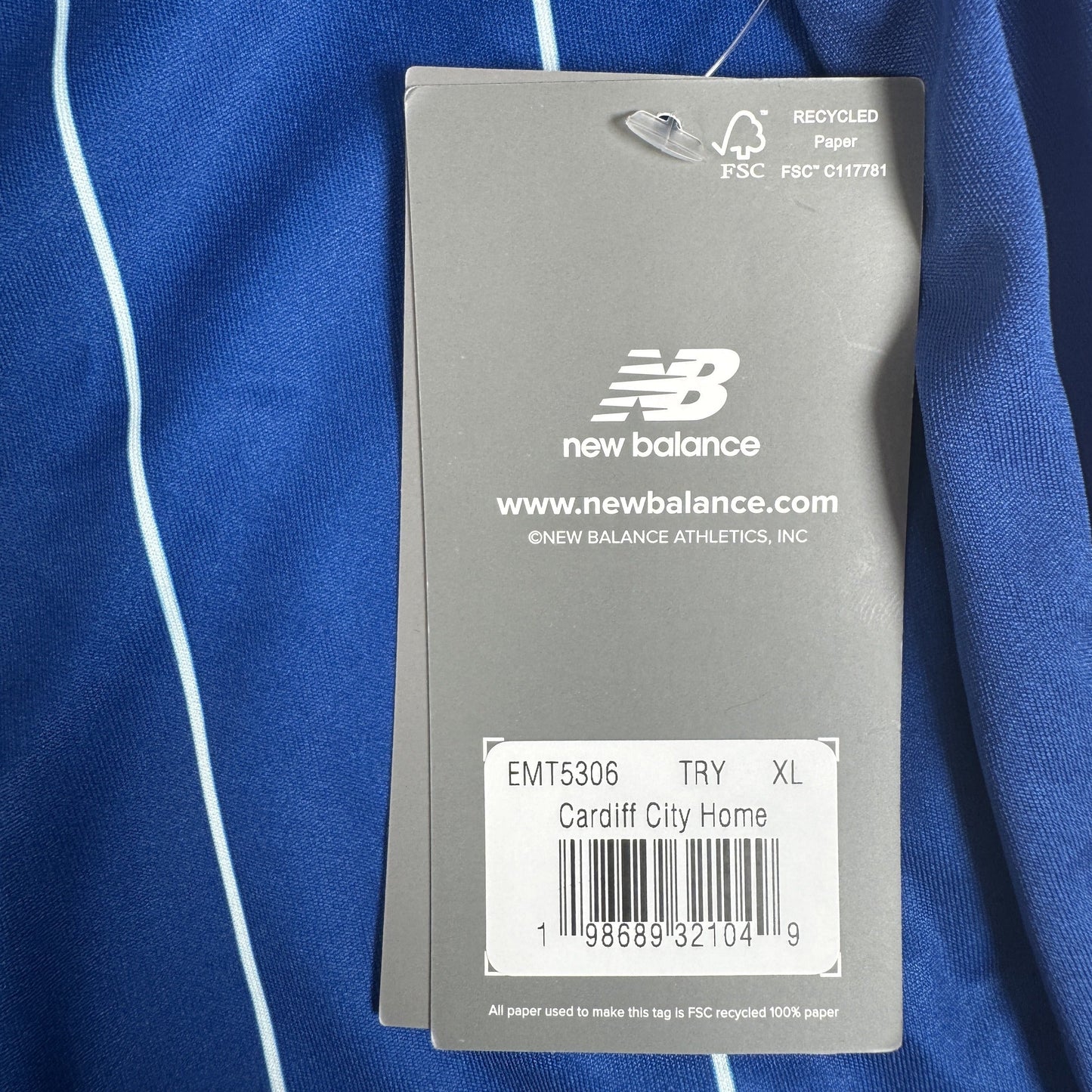 Cardiff City 2025/2026 Home Football Shirt XL BNWT