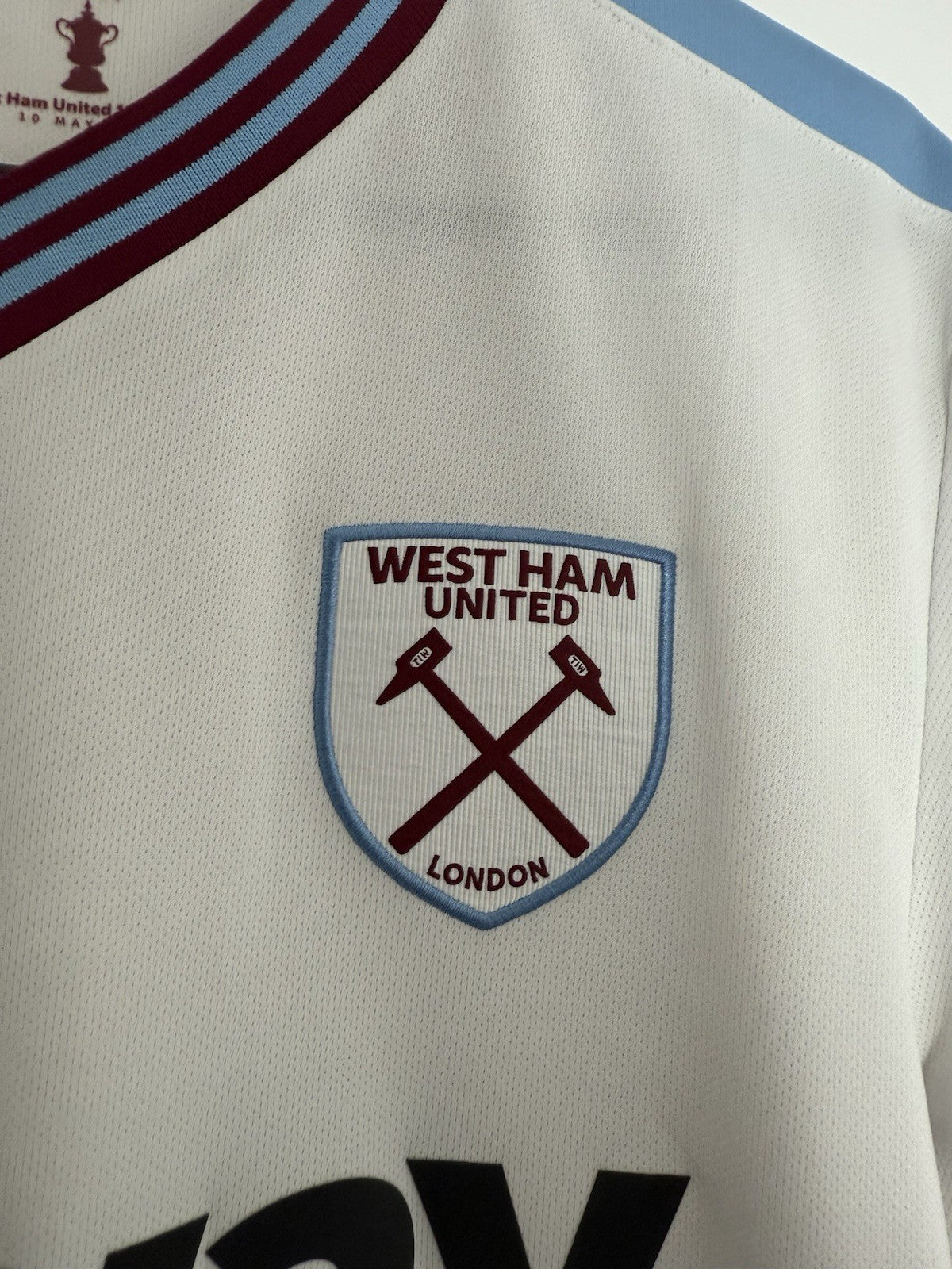 West Ham United Lanzini #10 2019/20 Large Away Shirt Umbro Very Good Condition