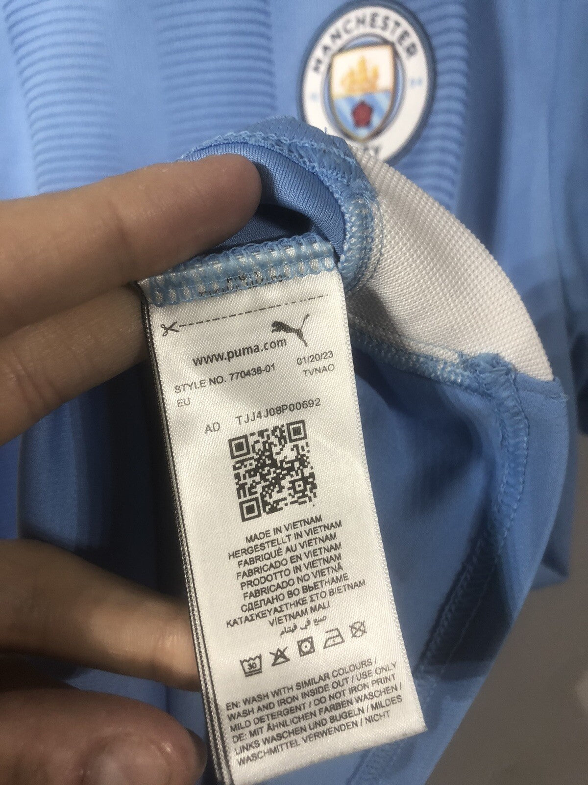 Manchester City Foden #47 2023/24 XXL Home Shirt Excellent Condition 770438-01