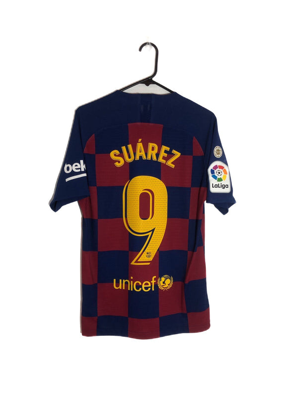 Barcelona Suarez #9 2019/20 Medium Vaporknit Home Excellent Condition AJ5257-456