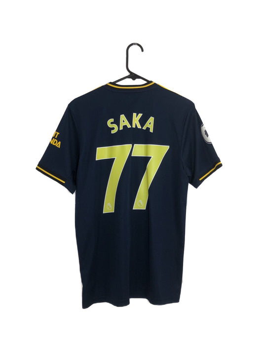 Arsenal Saka #77 2019/20 Small 3rd Shirt Excellent Condition FJ9322