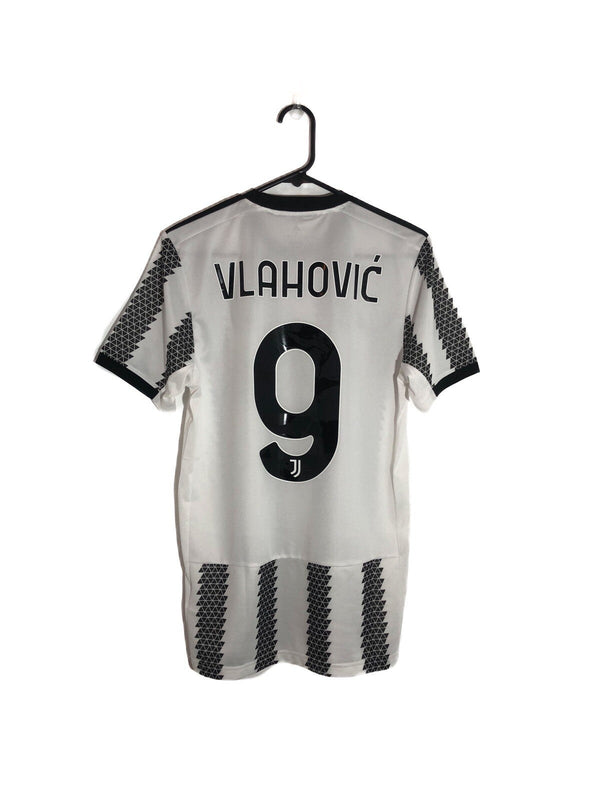 Juventus Vlahovic #9 2022/23 Small Home Shirt Adidas Excellent Condition H38907