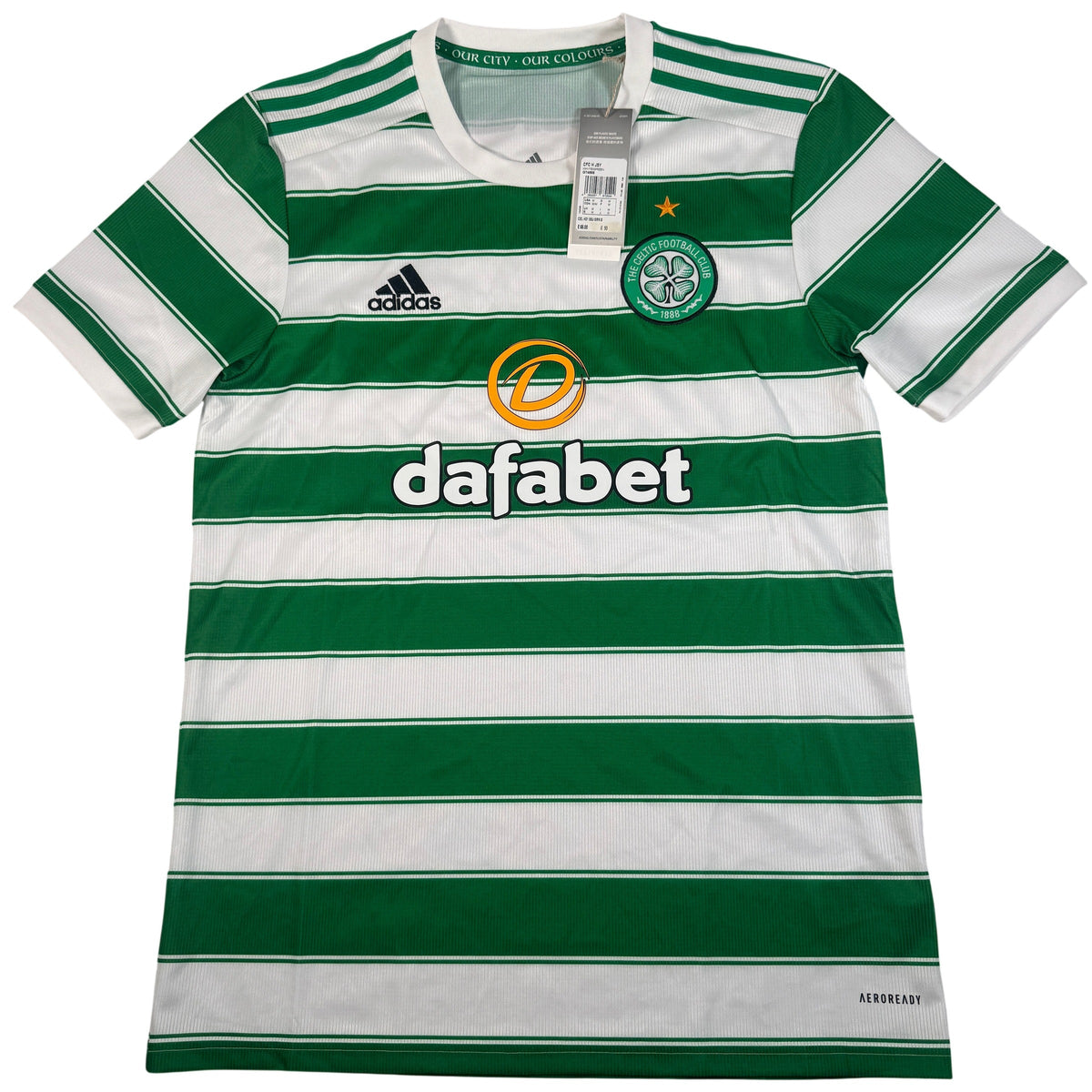 Celtic 2021/2022 Home Football Shirt Medium BNWT