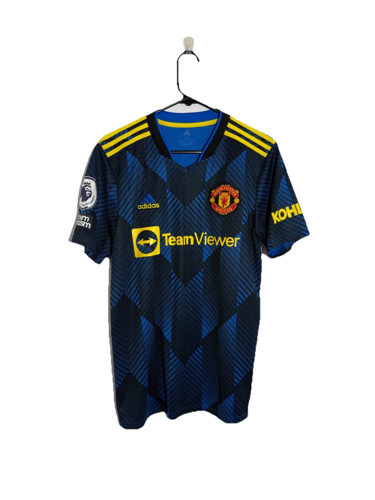 Manchester United Ronaldo #7 2021/22 Medium 3rd Shirt Excellent Condition GM4616