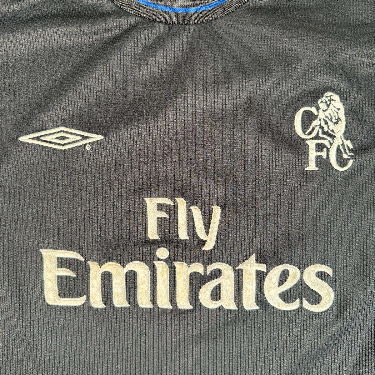 Chelsea 2002/2003/2004 Away Long Sleeve Football Shirt XXL