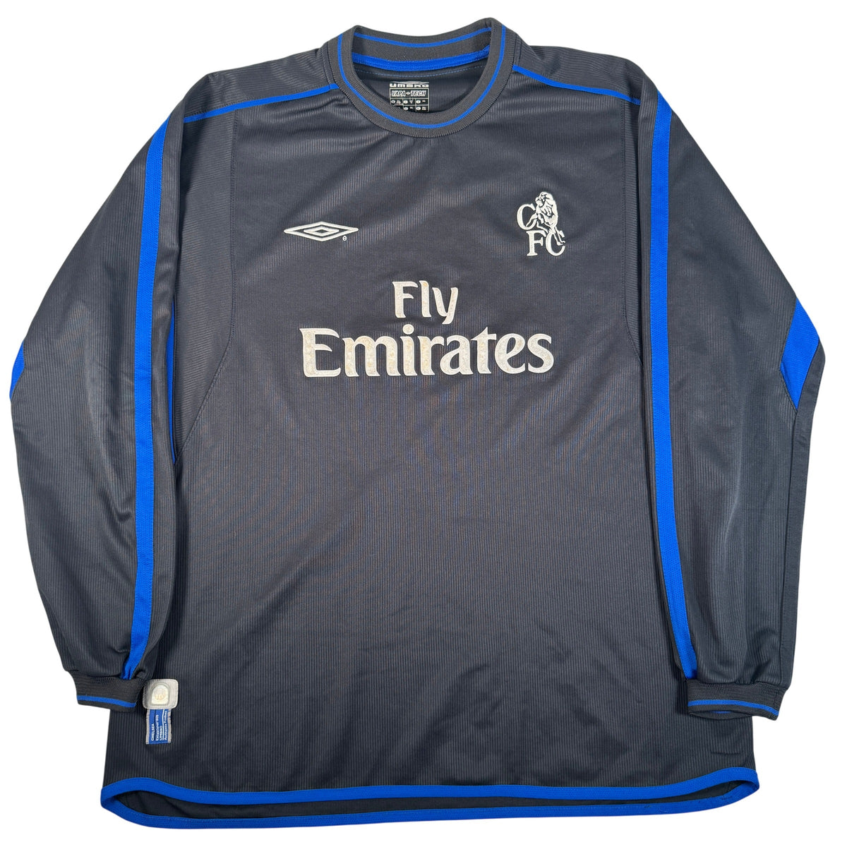 Chelsea 2002/2003/2004 Away Long Sleeve Football Shirt XXL