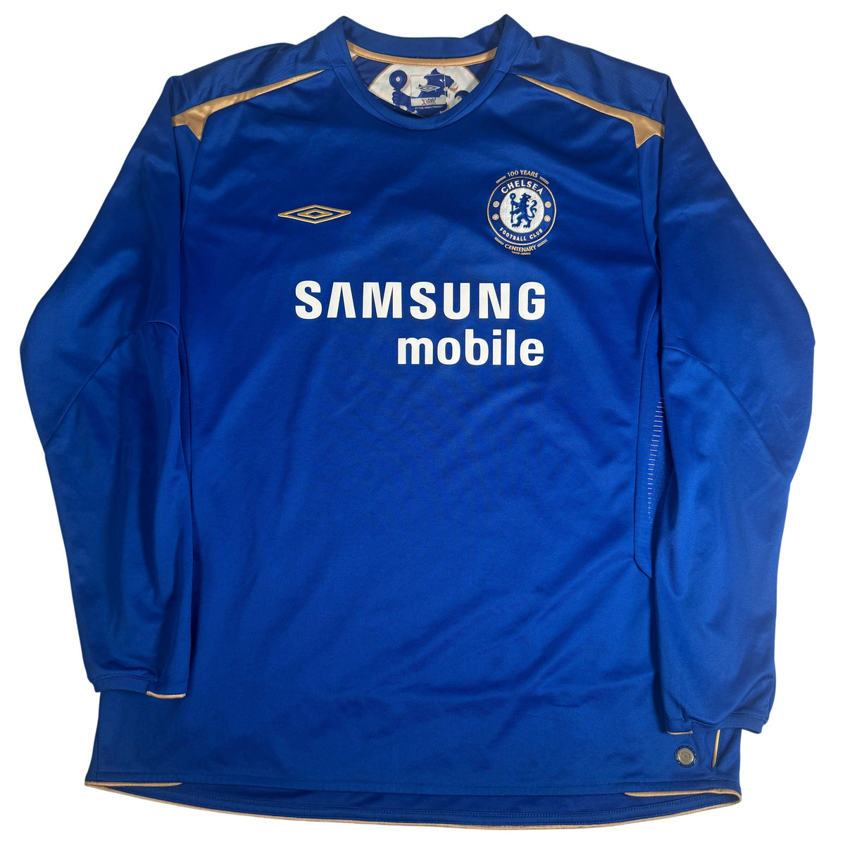 Chelsea 2005/2006 Home Long Sleeve Football Shirt XXL