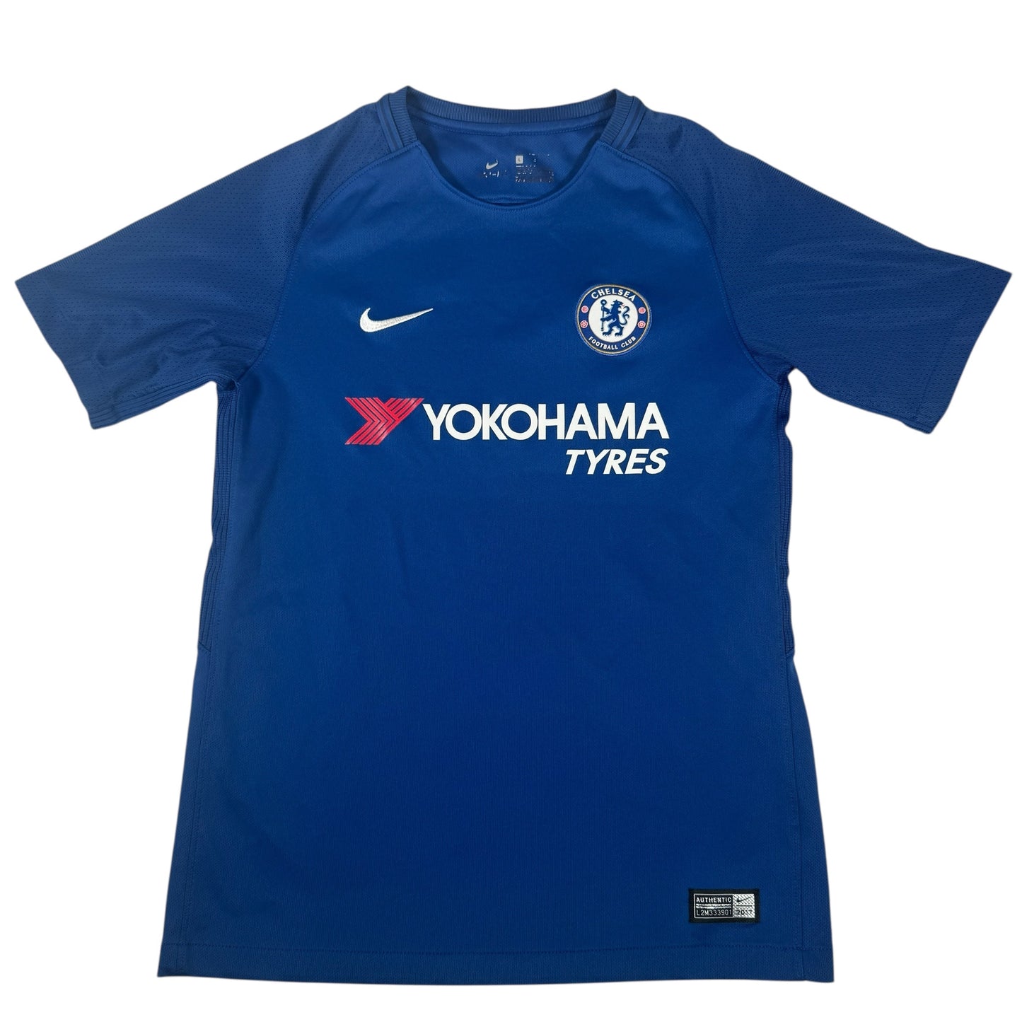Chelsea 2017/2018 Home Football Shirt Childs Large