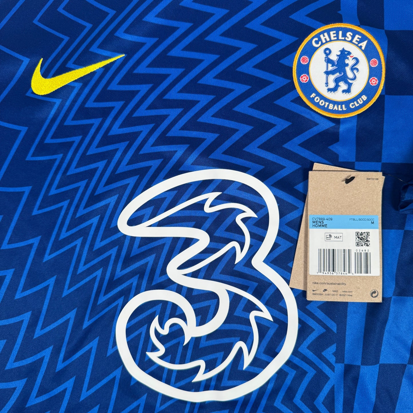 Chelsea 2021/2022 Home Football Shirt Medium BNWT