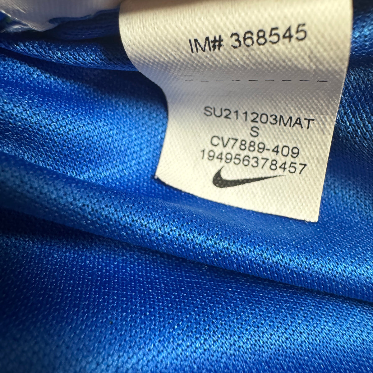 MOUNT 19 Chelsea 2021/2022 Home Football Shirt Small