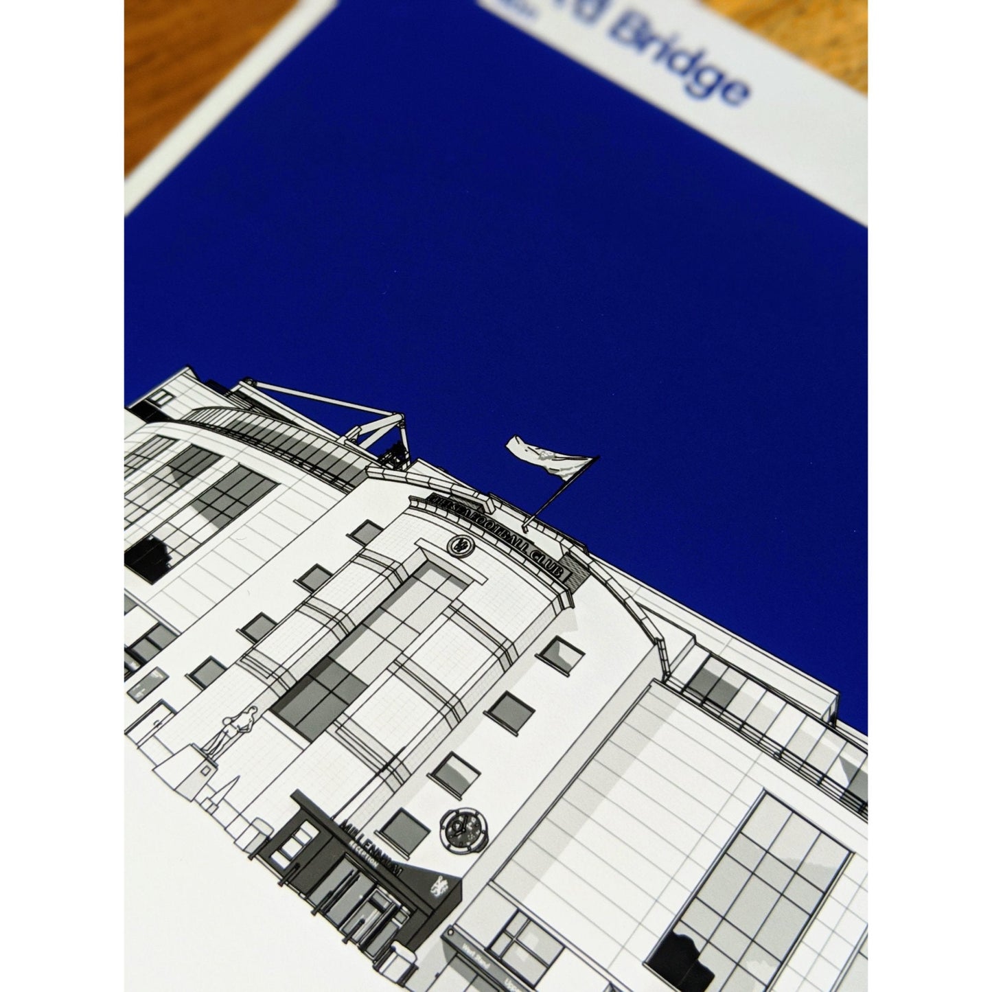 Chelsea Football Artwork - Stamford Bridge