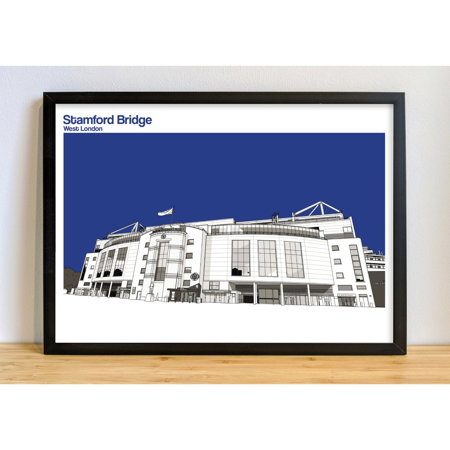 Chelsea Football Artwork - Stamford Bridge