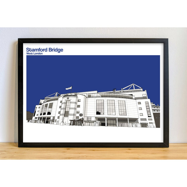 Chelsea Football Artwork - Stamford Bridge
