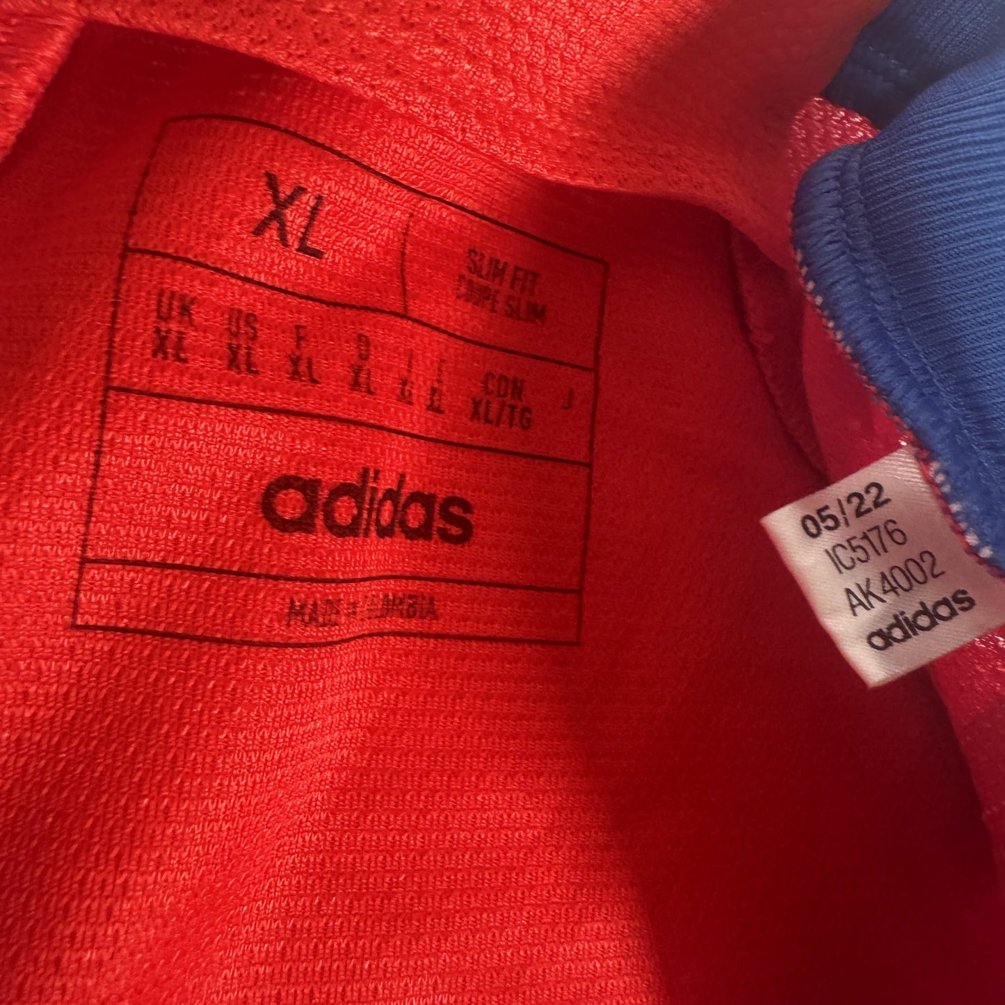 Chile 2022/2023/2024 Home Football Shirt XL