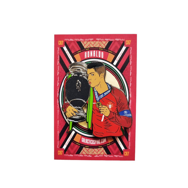 Cristiano Ronaldo - Euro2016 Winner Football Icon Pin Badge
