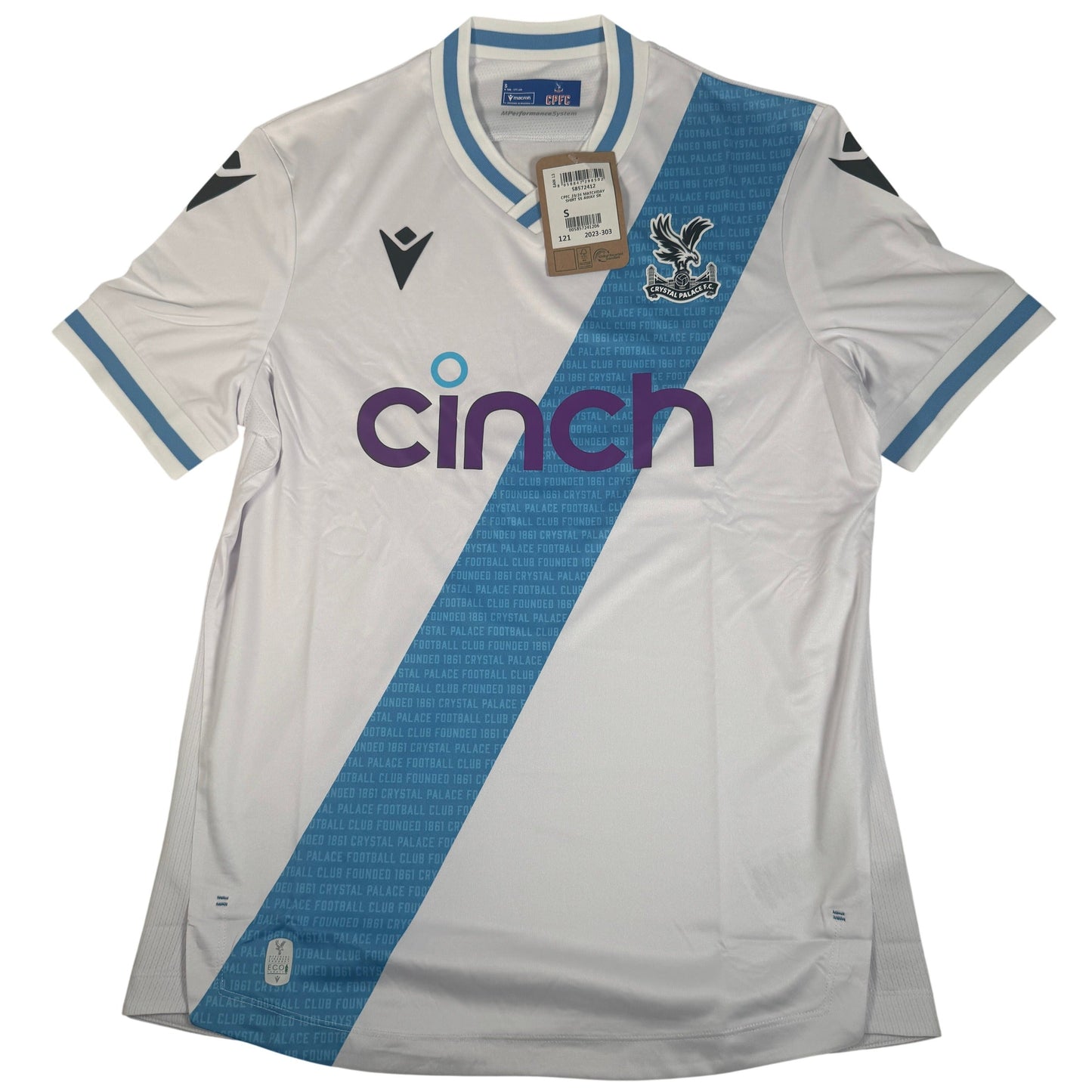 Crystal Palace 2023/2024 Away Football Shirt Small